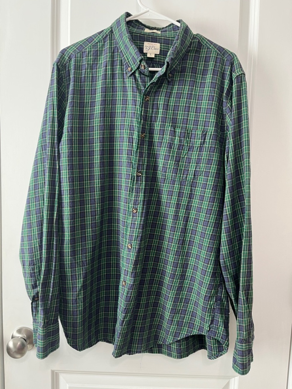 J. Crew Brushed Twill Classic Shirt Sz Large